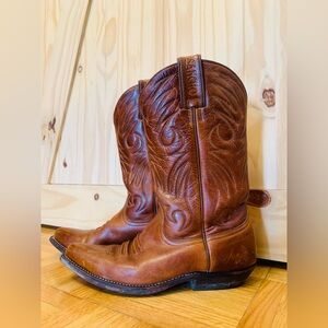 Sancho Boots 37 Brown Leather Cowboy | Bottes Sancho EU 37 Cuir